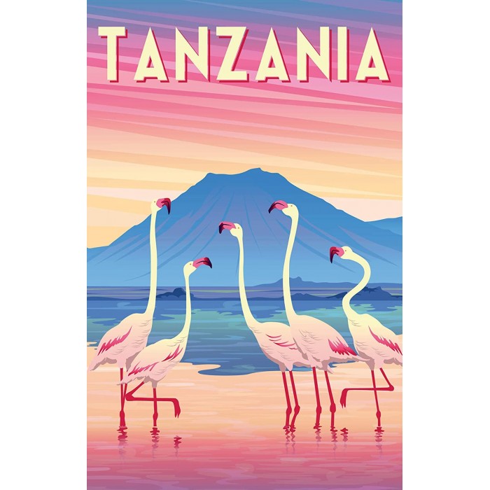 Ravensburger-12961 Puzzle Moment - Tanzania