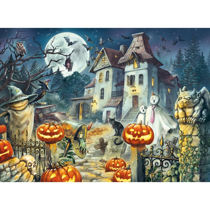 Puzzle  Ravensburger-13264 Pièces XXL - Halloween