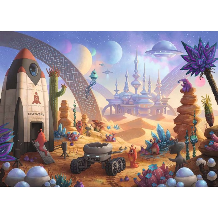  Ravensburger-13267 Pièces XXL - Escape Puzzle Kids - La Mission Spatiale