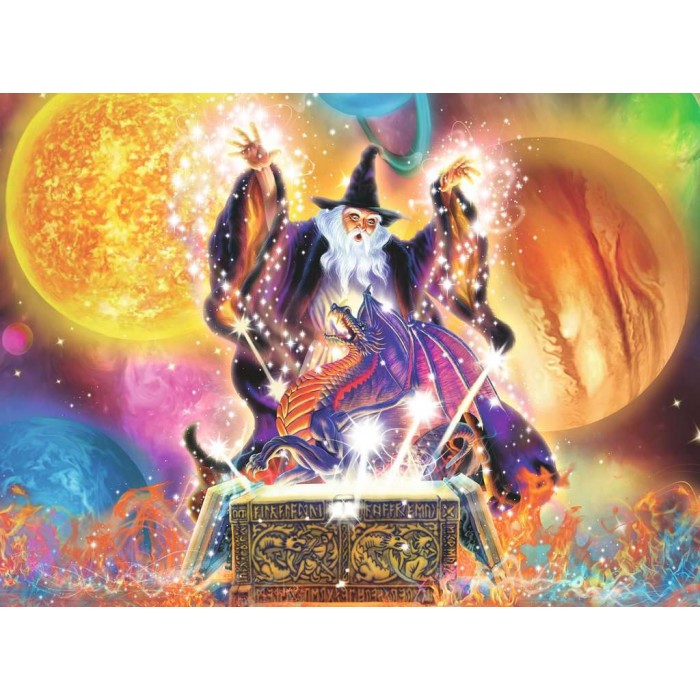 Puzzle  Ravensburger-13286 Pièces XXL - Magie des Dragons