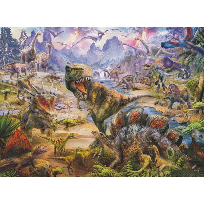 Puzzle Ravensburger-13295 Pièces XXL - Dinosaure Géant