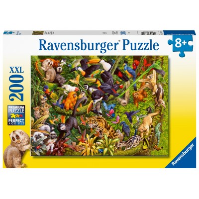 Puzzle Ravensburger-13351 Pièces XXL - Jungle Colorée
