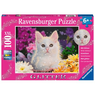 Puzzle Ravensburger-13358 Pièces XXL - Chat Paillettes