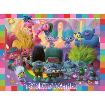 Puzzle Ravensburger-13390 Pièces XXL - Trolls 3