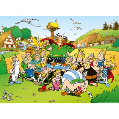 Puzzle Ravensburger-14197 Astérix au village