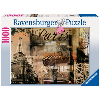 Puzzle Ravensburger-15729 France : Paris nostalgique