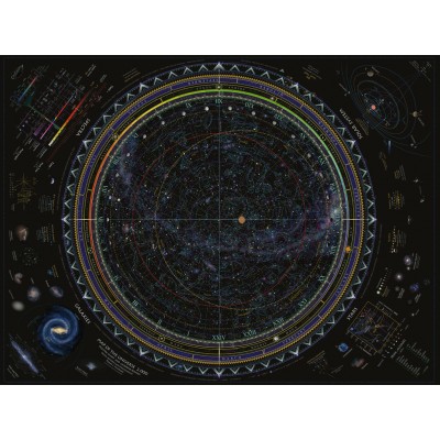 Puzzle Ravensburger-16213 Carte de l'Univers