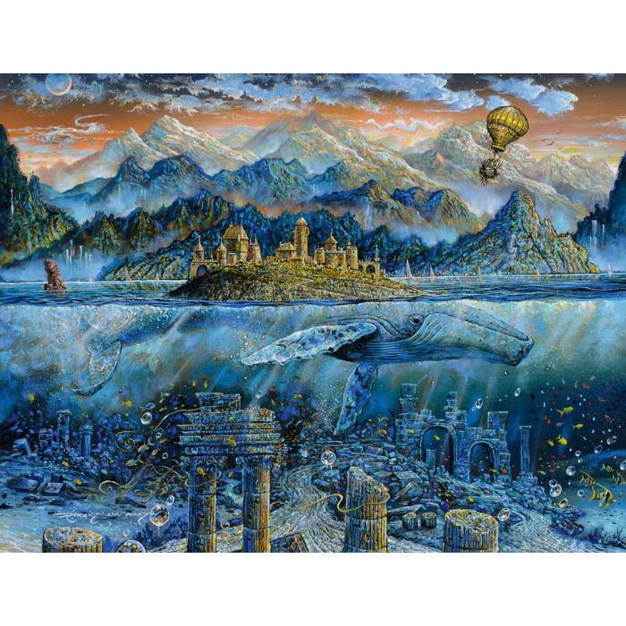 Puzzle  Ravensburger-16464 Sage baleine