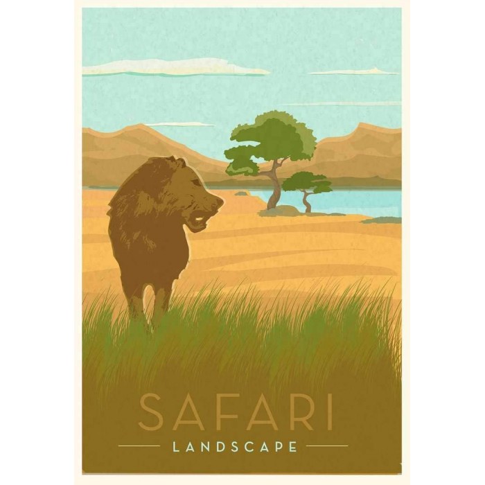 Ravensburger-16540 Puzzle Moment - Safari