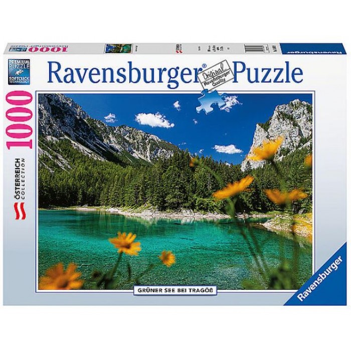 Puzzle  Ravensburger-16869 Lac Vert Près de Tragöss