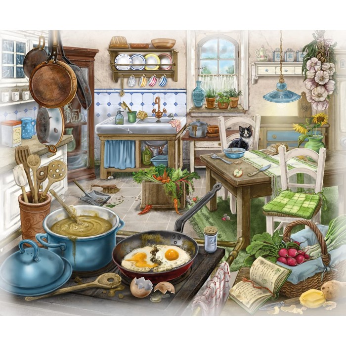 Ravensburger-16877 Exit Puzzle - The Kitchen