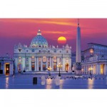 Puzzle  Ravensburger-17034 Basilique Saint Pierre, Rome