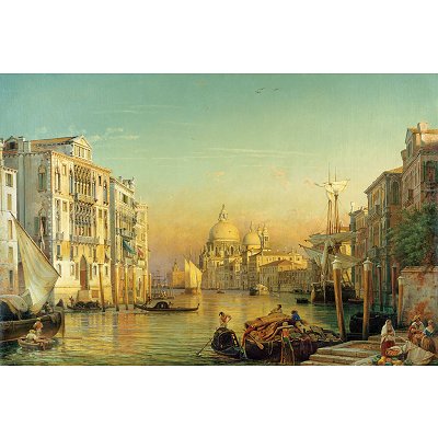 Puzzle Ravensburger-17035 Le Grand Canal de Venise
