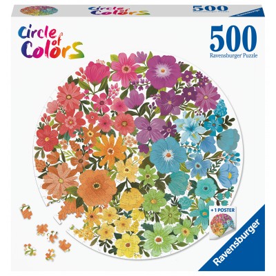 Puzzle Ravensburger-17167 Circle of Colors - Fleurs