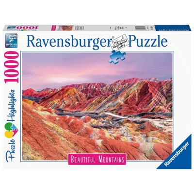 Puzzle Ravensburger-17314 Montagnes Arc-En-Ciel, Chine