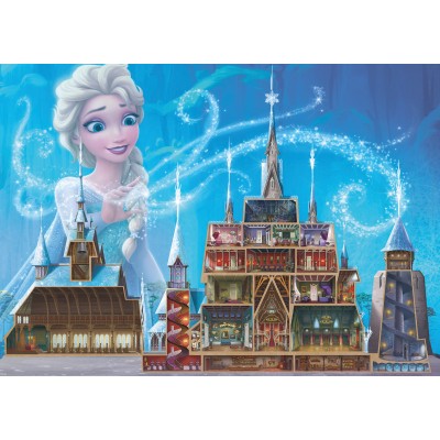 Puzzle Ravensburger-17333 Les Châteaux Disney : Elsa