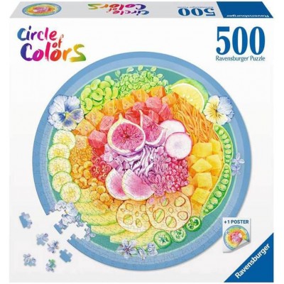 Puzzle Ravensburger-17351 Circle of Colors - Poke bowl
