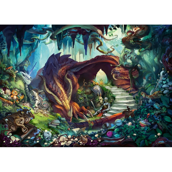 Ravensburger-17366 Exit Puzzle - Dans la Caverne du Dragon