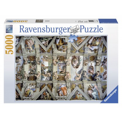 Puzzle Ravensburger-17429 Michel Ange : La Chapelle Sixtine