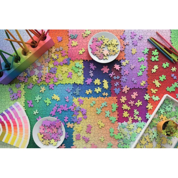 Ravensburger-17471 Puzzles Colorés