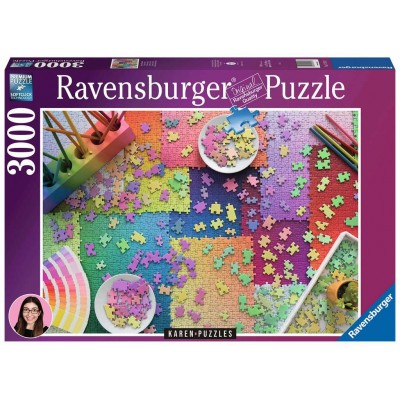 Ravensburger-17471 Puzzles Colorés