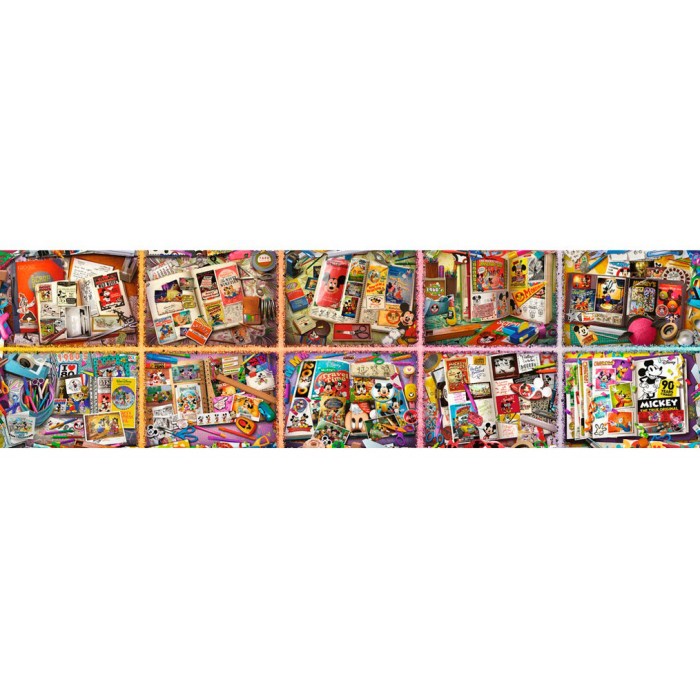 Puzzle  Ravensburger-17828 Disney Mickey - 90 Years