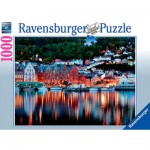Puzzle  Ravensburger-19715 Bergen, Norvège