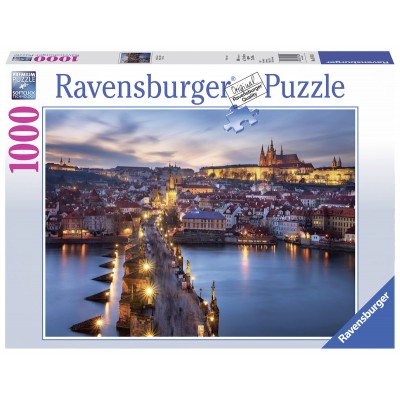 Puzzle Ravensburger-19740 Prague by Night