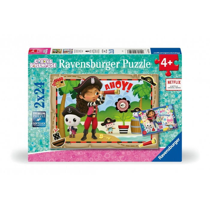   2 Puzzles - Gabby's Dollhouse