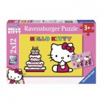   2 Puzzles - Hello Kitty