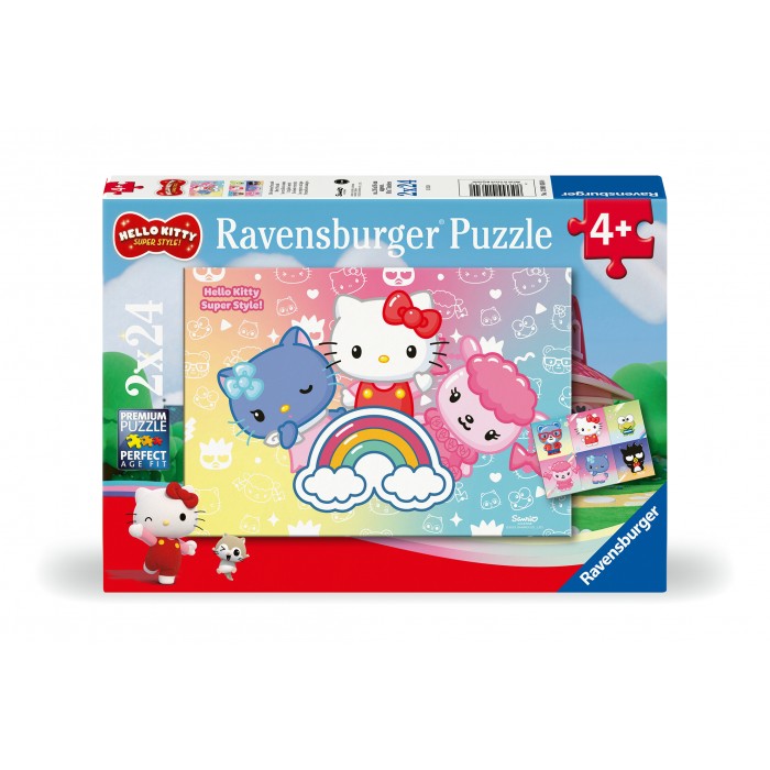   2 Puzzles - Hello Kitty