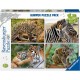 4 Puzzles - Animaux Sauvages