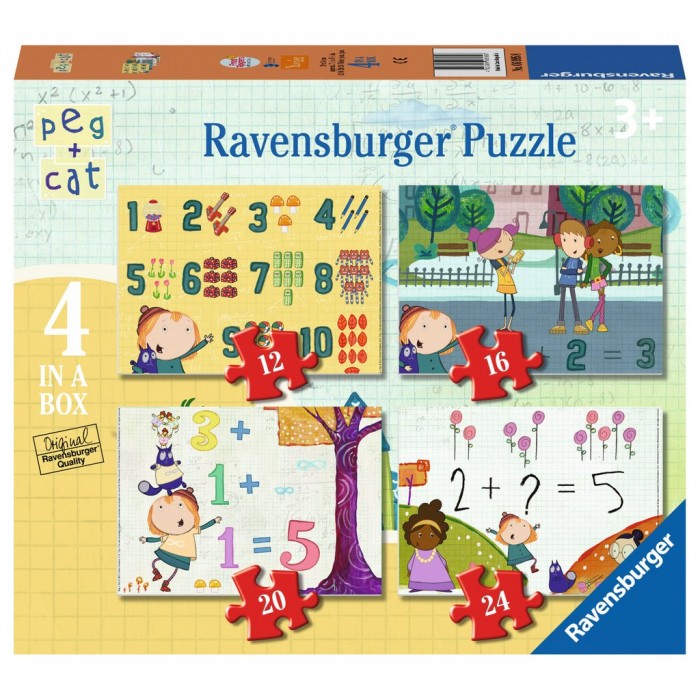   4 Puzzles - Peg + Cat