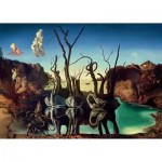 Puzzle   Art Collection - Dali - Cygnes se reflétant en éléphants