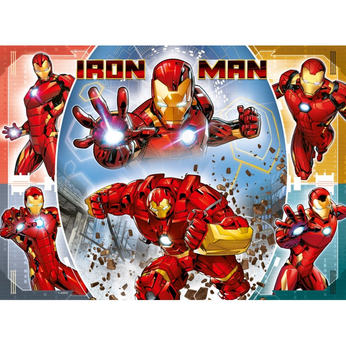 Puzzle   Pièces XXL - Puissant Iron Man - Marvel