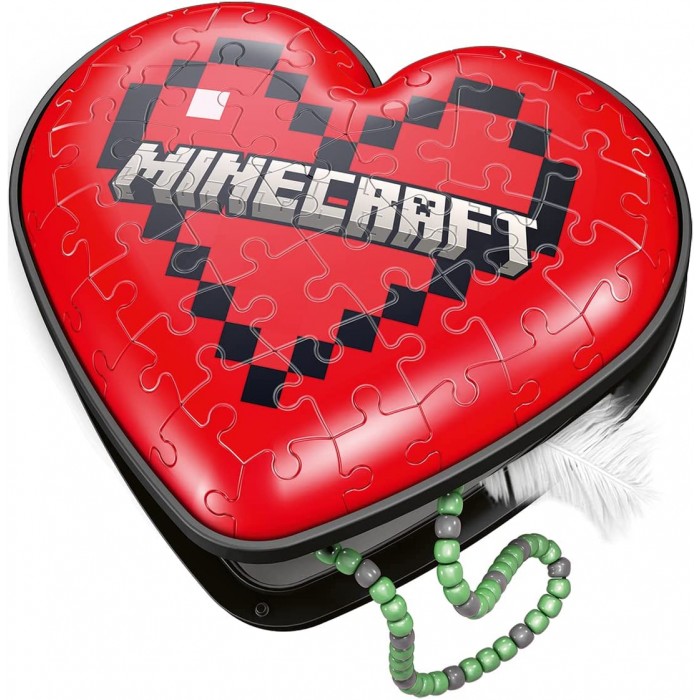   Puzzle 3D - Boite Coeur - Minecraft