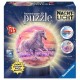 Puzzle 3D - Puzzle Ball 3D avec LED - Cheval sur la Plage