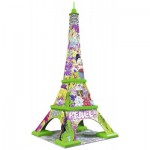   Puzzle 3D - Tour Eiffel Pop Art