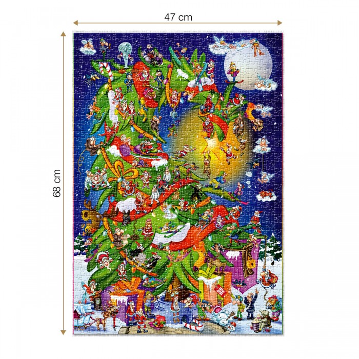 Puzzle  Dtoys-79572 Arbre de Noël