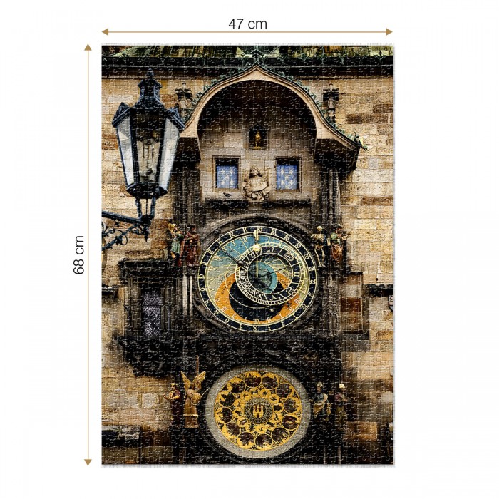 Puzzle  Roovi-70616 Horloge Astronomique de Prague