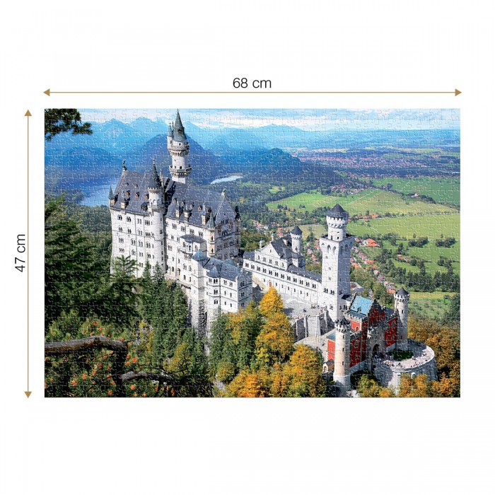 Puzzle Roovi-70654 Château de Neuschwanstein, Allemagne