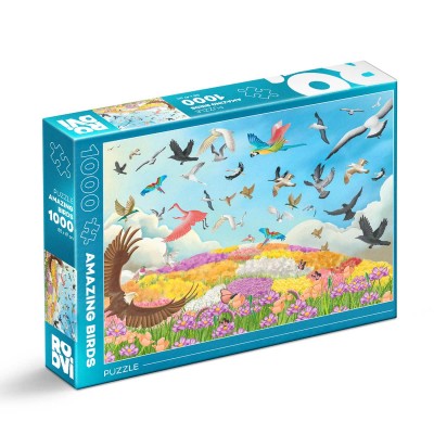 Puzzle Roovi-79442 Amazing Birds