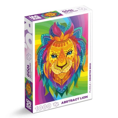 Puzzle Roovi-79725 Lion Abstrait