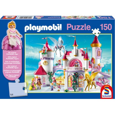 Puzzle Schmidt-Spiele-56041 Playmobil : Le château de princesse