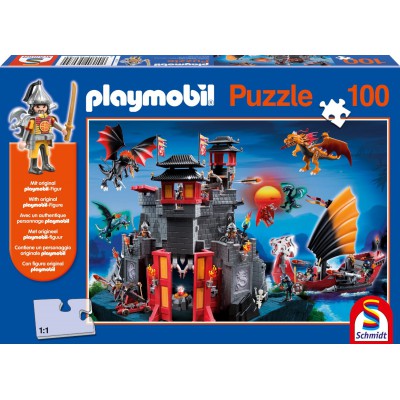 Puzzle Schmidt-Spiele-56074 Playmobil : Asie, terre des Dragons