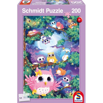 Puzzle Schmidt-Spiele-56131 Forêt des Hiboux