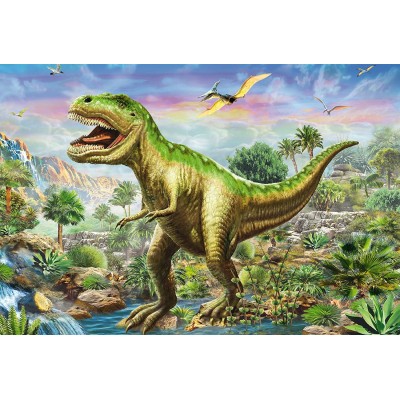 Schmidt-Spiele-56202 3 Puzzles - Dinosaures