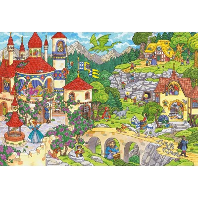 Puzzle Schmidt-Spiele-56311 Au Pays des Contes