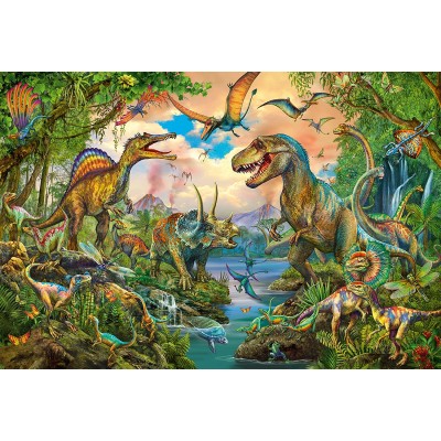 Puzzle Schmidt-Spiele-56332 Dinosaures Sauvages