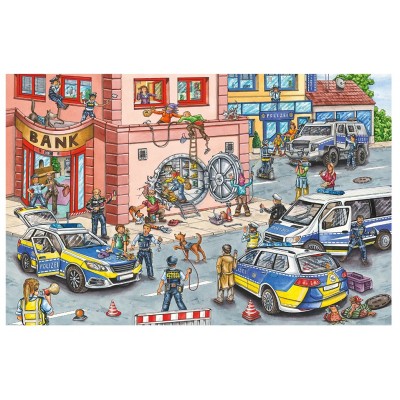 Puzzle Schmidt-Spiele-56450 Opération de Police